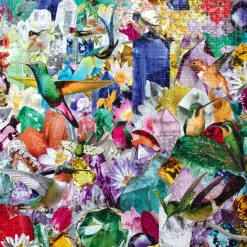 eeBoo 1000 Piece Puzzle Hummingbirds and Gems Discount