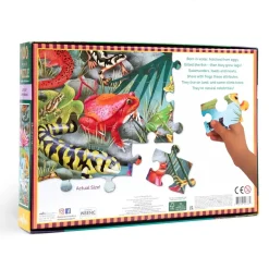 eeBoo 100 Piece Puzzle Love of Amphibians Fashion