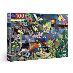 eeBoo 100 Piece Puzzle Love of Bats Fashion