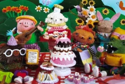 eeBoo 20 Piece Puzzle Party with Cake Outlet