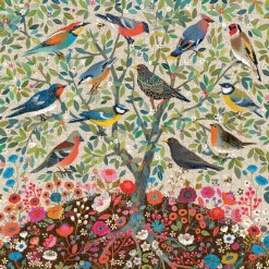 eeBoo 1000 Piece Puzzle Songbirds Tree Best