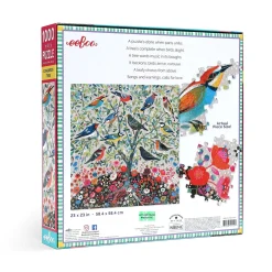 eeBoo 1000 Piece Puzzle Songbirds Tree Best
