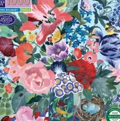 eeBoo 1000 Piece Puzzle Spring Bouquet Fashion