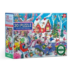 eeBoo 20 Piece Puzzle Woodland Winter Sale