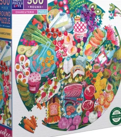 eeBoo 500 Piece Round Puzzle Charcuterie Best