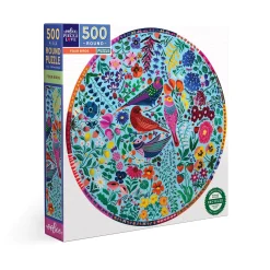 eeBoo 500 Piece Round Puzzle Four Birds Sale