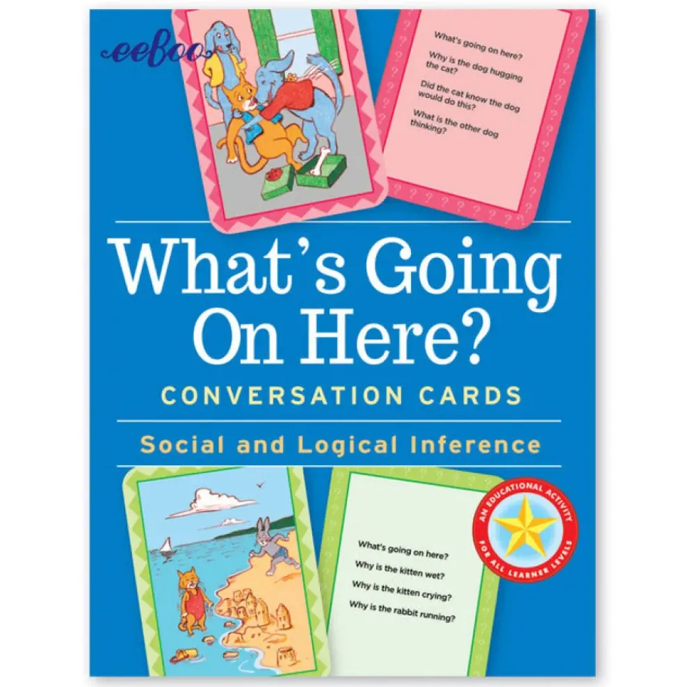 eeBoo Conversation Cards- What's Going On Here? Best