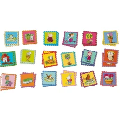 eeBoo Garden Little Square Memory Game Online