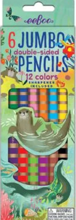 eeBoo Jumbo Color Pencils Otters Sale