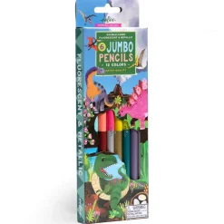 eeBoo Jumbo Double-Sided Color Pencils Dinosaurs Sale