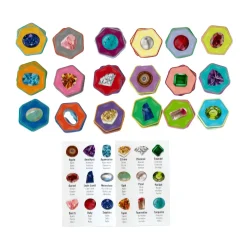 eeBoo Little Gemstones Memory and Matching Game Online