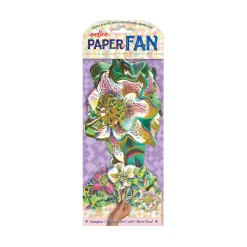 eeBoo Paper Fans: Flowers Hot