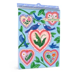 eeBoo Sketchbook: Hearts & Birds Clearance