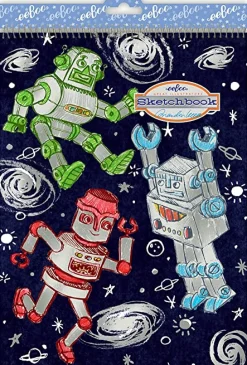 eeBoo Sketchbook: Silver Robots Online