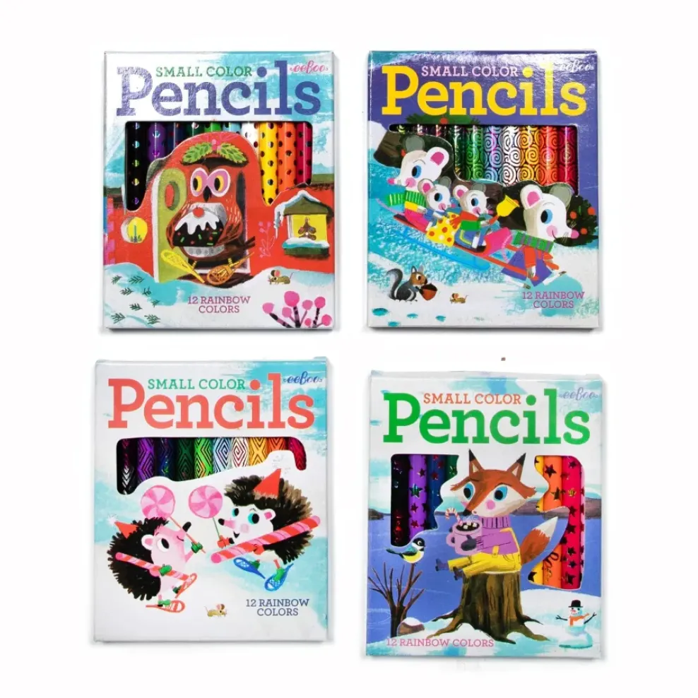 eeBoo Small Color Pencil Assortment: Winter New