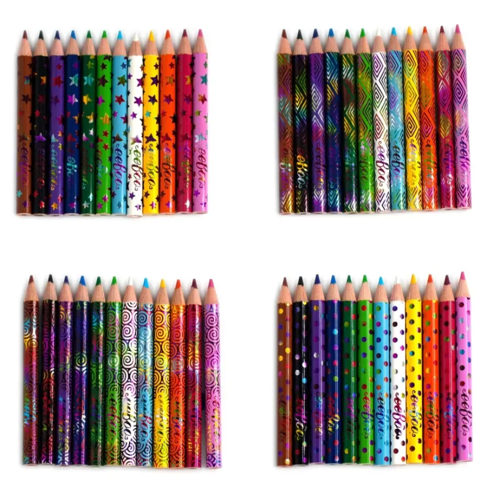 eeBoo Small Color Pencil Assortment: Winter New