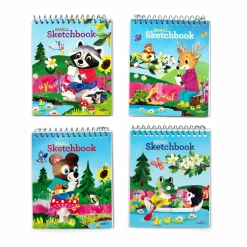 eeBoo Small Sketchbook Assortment: Woodland Friends Fashion