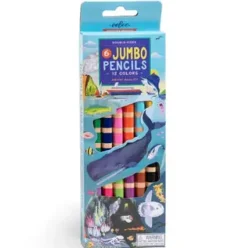eeBoo Under the Sea Jumbo Double-Sided Colored Pencils New