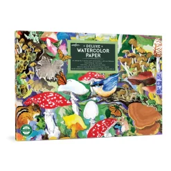 eeBoo Watercolor Pad: Mushroom Hot