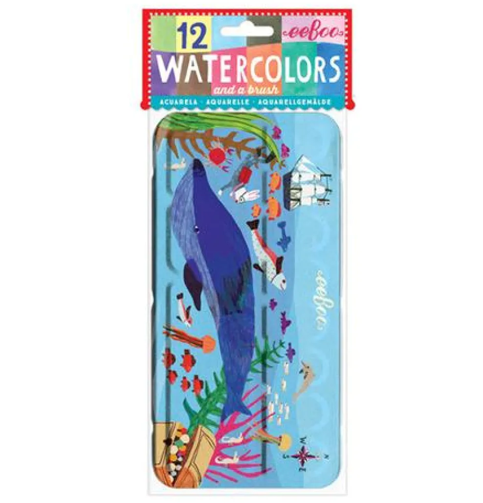 eeBoo Watercolors: In the Sea Hot