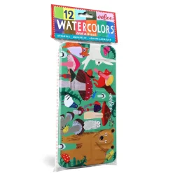 eeBoo Watercolors: Mushrooms New