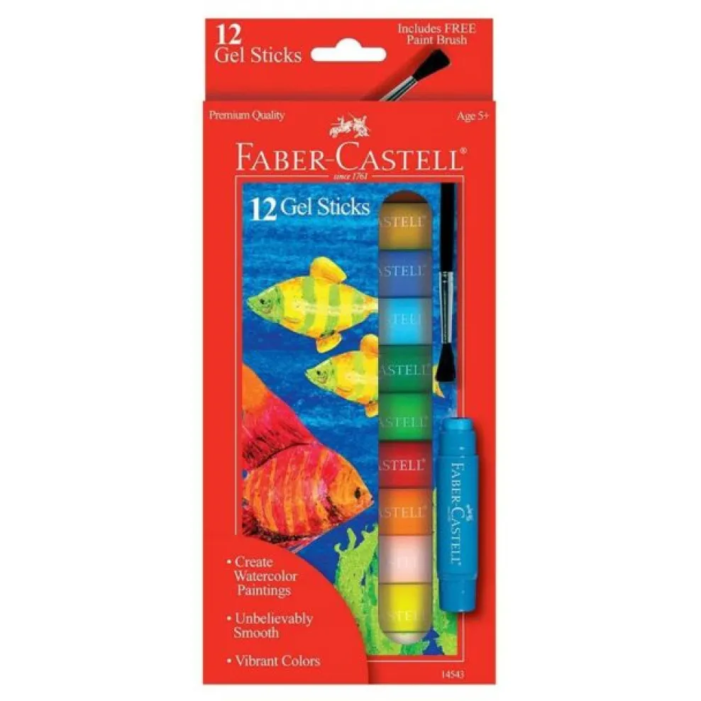 Faber-Castell 12 ct Gel Sticks Best
