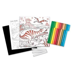 Faber-Castell Color by Number T-Rex Foil Fun Outlet