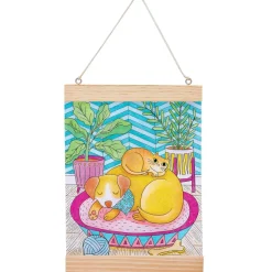 Faber-Castell Color by Number for Adults Wall Art: Pet Parents Hot