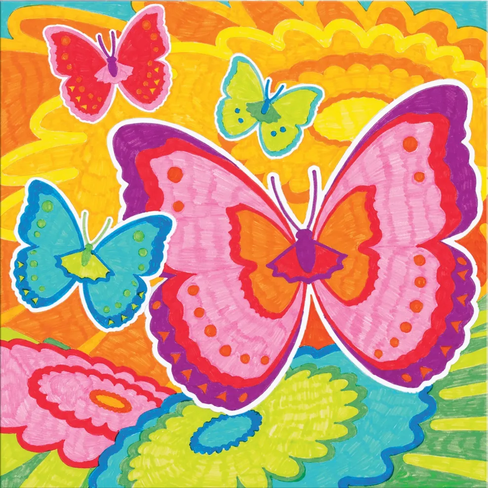 Faber-Castell Color by Number Bloomin' Butterflies New