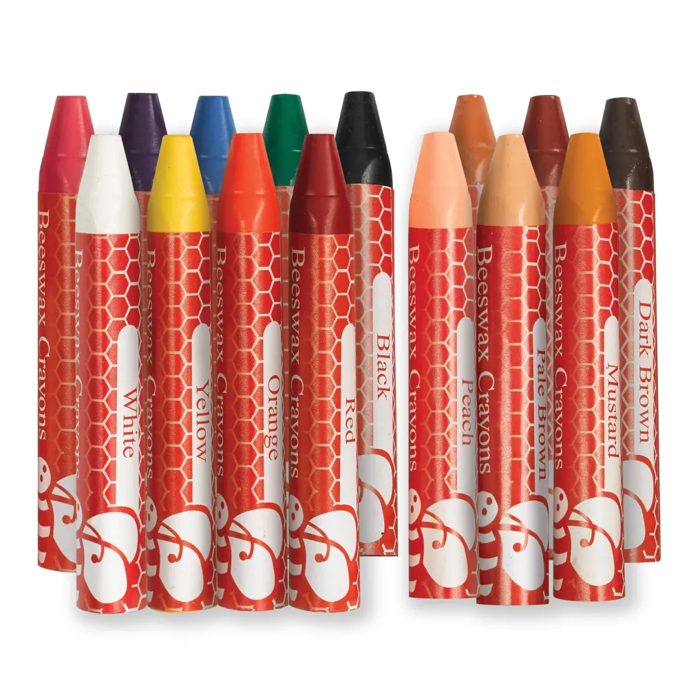 Faber-Castell World Colors Beeswax Crayons - 15 count New