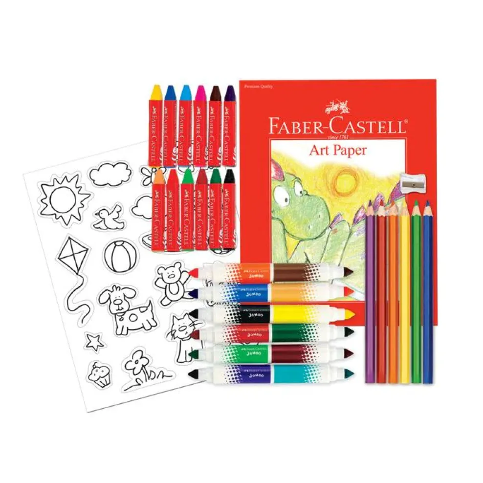 Faber-Castell Young Artist Coloring Gift Set New