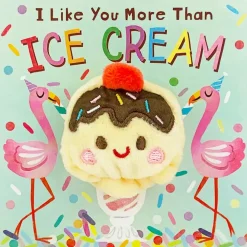 Cottage Door Press Finger Puppet Book: I Like You More Than Ice Cream New