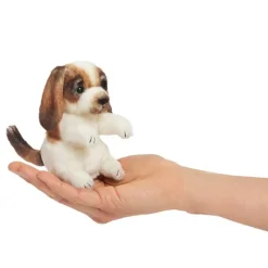 Folkmanis ® Finger Puppet: Mini Dog Fashion