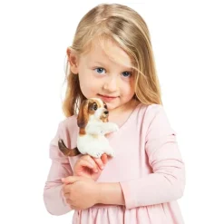 Folkmanis ® Finger Puppet: Mini Dog Fashion