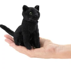 Folkmanis ® Finger Puppet: Mini Black Cat Sale