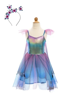 Creative Education of Canada Inc Great Pretenders Blue Butterfly Twirl Dress with Wings & Headband Clearance