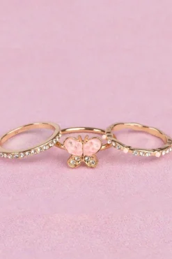 Creative Education of Canada Inc Great Pretenders Boutique Chic Rings: Butterfly Garden Outlet