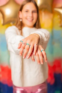 Creative Education of Canada Inc Great Pretenders Boutique Chic Rings: Crystal Cool New