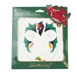 Creative Education of Canada Inc Great Pretenders Dragon Face Stickers Clearance