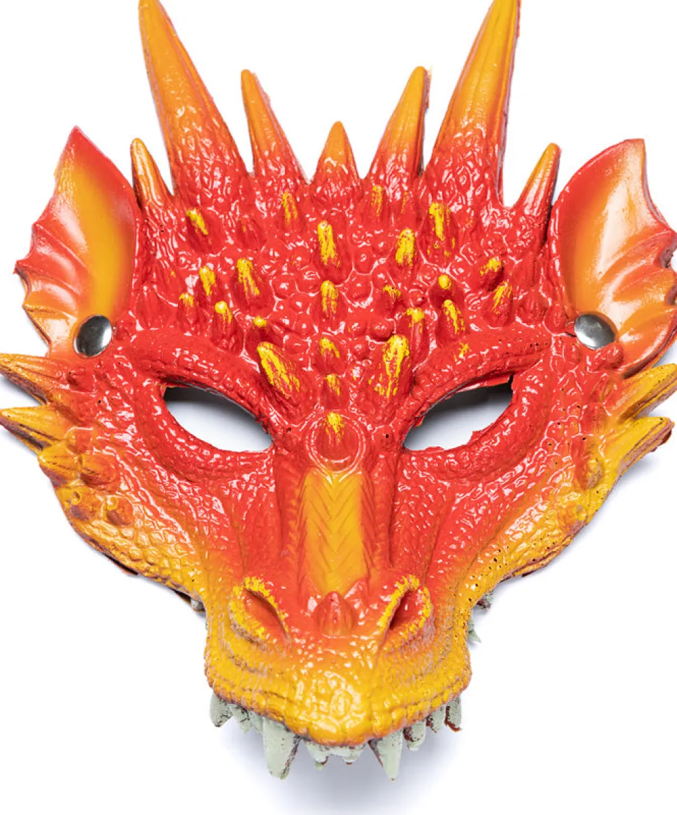 Creative Education of Canada Inc Great Pretenders Dragon Mask Red Fashion
