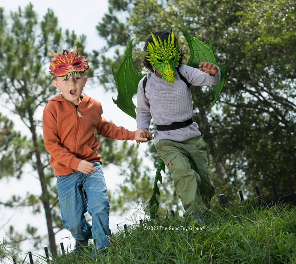 Creative Education of Canada Inc Great Pretenders Dragon Mask Red Fashion