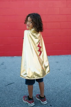 Creative Education of Canada Inc Great Pretenders Gold and Red Reversible Wonder Cape Size 5/6 Discount