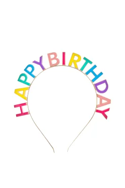Creative Education of Canada Inc Great Pretenders Headband: Happy Birthday Rainbow Clearance