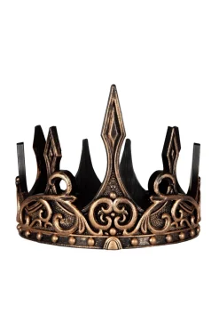 Creative Education of Canada Inc Great Pretenders Medieval Crown Gold/Black Clearance