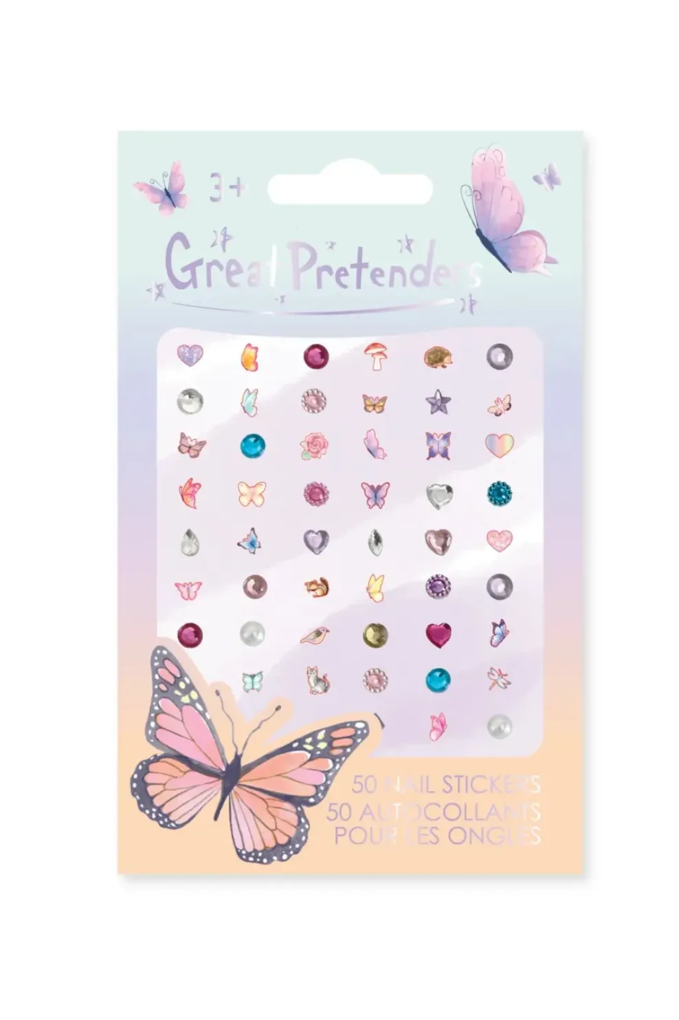 Creative Education of Canada Inc Great Pretenders Nail Stickers: Butterfly New