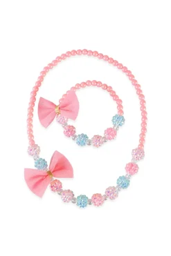 Creative Education of Canada Inc Great Pretenders Necklace and Bracelet Set: Think Pink Clearance