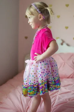 Creative Education of Canada Inc Great Pretenders Pink Party Fun Sequin Skirt Sale