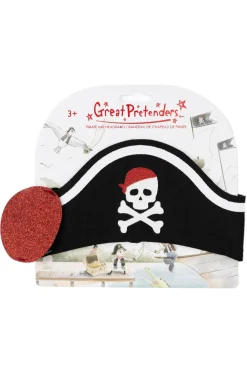 Creative Education of Canada Inc Great Pretenders Pirate Hat Headband with Eyepatch Online