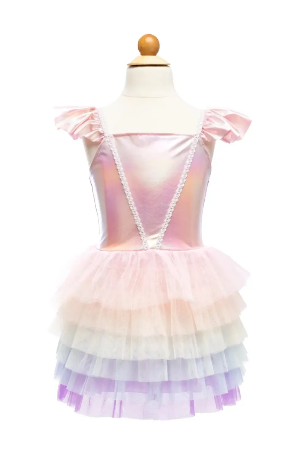 Creative Education of Canada Inc Great Pretenders Rainbow Ruffle Tutu Dress Size 5/6 Best