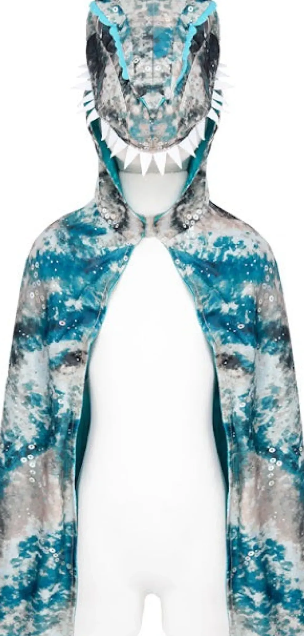 Creative Education of Canada Inc Great Pretenders Raptor Cape Teal/Brown Size 5/6 Outlet